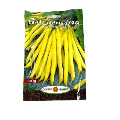 Seminte fasole oloaga galbena fideluta Rocquencourt 100 gr, Prima Sementi - Default Title