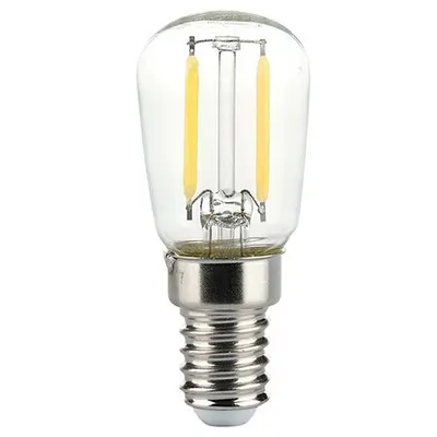 Bec E14 ST26 cu filament LED 2W 6500K alb rece V-TAC SKU-214446