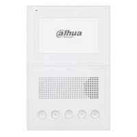 Interfon IP de interior Dahua VTH2201DW, aparent, 4 intrari, 10-15 V