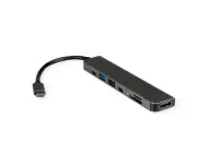 Docking station USB type C la HDMI 4K60Hz/2xUSB-A/USB type C/slot SD/TF + PD, Value 12.99.1136