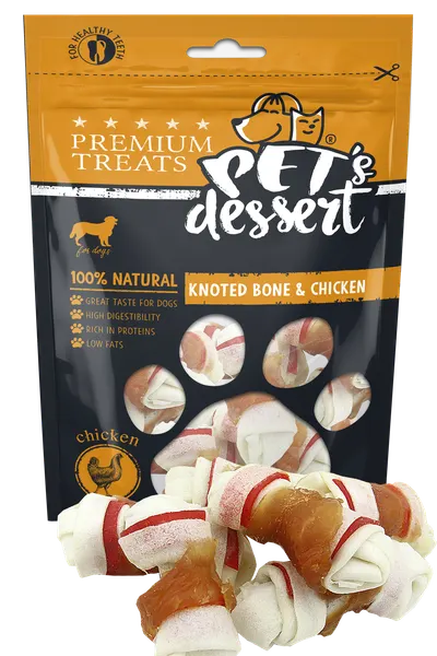 Pet s Desert Dog Knoted BoneChicken 80g LSC-50(2)