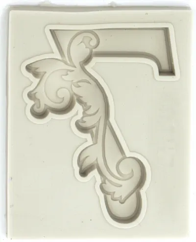 Mold din silicon (calup) Em Art - Numărul 7, 80 x 63 x 8 mm