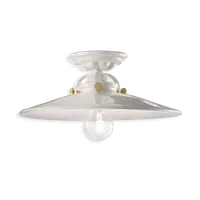 Plafoniera, lampa de tavan RETRO B&W FINISH 02 - SMALTO BIANCO C104