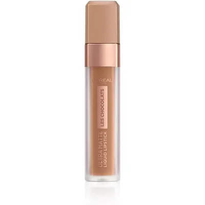 Ruj lichid, L'Oreal Paris, Les Chocolats Ultra Matte, Ginger Bomb, maro