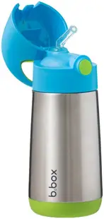 Sticla termos cu pai b.box - Ocean breeze, 350 ml