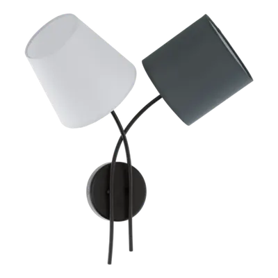 Lampa perete ALMEIDA negru 220-240V,50/60Hz IP20