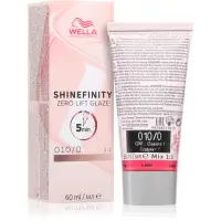 Wella Professionals Shinefinity Zero Lift Glaze vopsea de păr demipermanentă culoare 010/0 Lightest Blonde Natural 60 ml