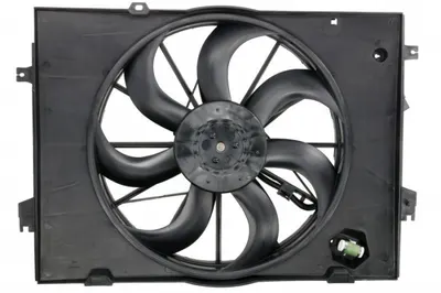Ventilator radiator (cu carcasa) potrivit HYUNDAI TUCSON; KIA SPORTAGE II 2.0 2.0D 08.04