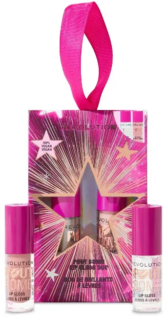 Makeup Revolution Set cadou Pout Bomb Lip Duo 2, 2 piese