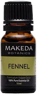 Makeda Botanics Ulei esențial de fenicul, grad terapeutic, 10 ml