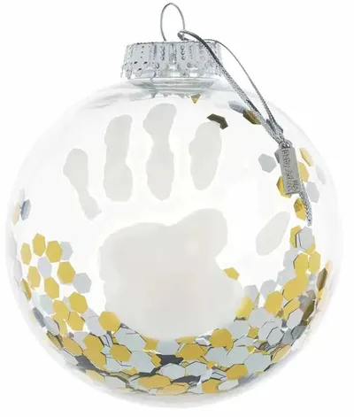Globulet de Craciun Baby Art, transparent