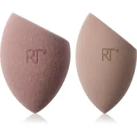 Real Techniques New Nudes Bare Finish Sponge burete pentru machiaj 2 buc