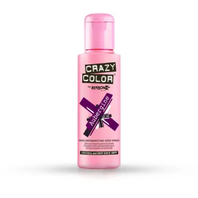 Vopsea semi-permanenta CRAZY COLOR - AUBERGINE - no.50 - 100 ml