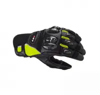 Manusi moto piele carbon LS2 Spark2, culoare negru galben, marime S