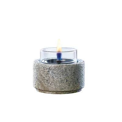 Lumanare ambientala S TENDERFLAME gri slate