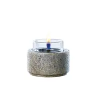 Lumanare ambientala S TENDERFLAME gri slate