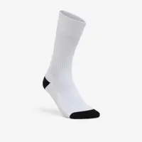 Șosete lungi de handbal HIGH alb-negru adulți