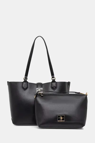 U.S. Polo Assn. geantă shopper pentru femei, cu imitație de piele MARGARET