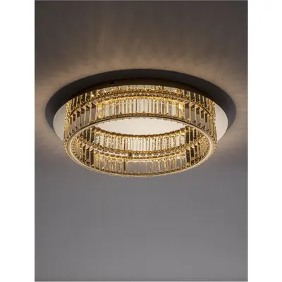 Plafoniera AURELIA Auriu Metal & Crystal LED 29W 230 Volt 1481Lm 3500K IP20