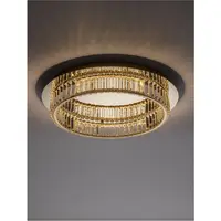 Plafoniera AURELIA Auriu Metal & Crystal LED 29W 230 Volt 1481Lm 3500K IP20