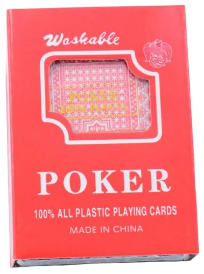 Carti de poker B-Max - Poker 100% Plastic, în cutie PP