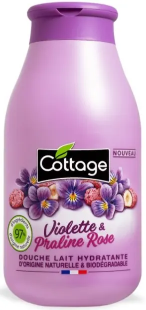 Cottage Cremă de duș hidratantă Violette & Praline Rose, 250 ml