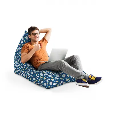 Fotoliu Puf Bean Bag tip Lounge Unicorns and ice cream