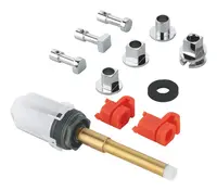 Diverter Grohe, 25 mm, mixer incastrat 1/2'', butoane exterioare cromate, 48444000