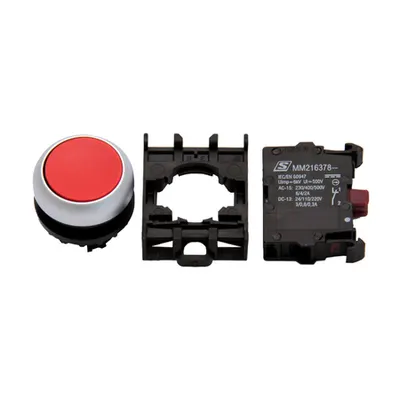 Set complet buton comanda rosu