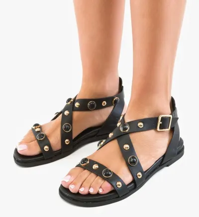 Sandale dama Clab Negre