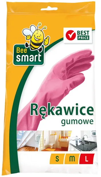 Mănuși de uz casnic Paclan - Bee Smart, mărimea L/М, 1 pereche, sortiment
