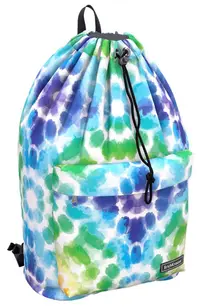 Rucsac pentru sport cu cordon Erich Krause EasyLine - Green Tie-Dye, 16 l