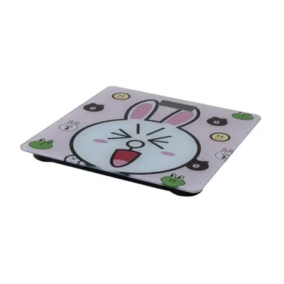 Cantar Electronic Persoane, Model Iepure, 26 x 26 cm, Capacitate Maxima 180 kg
