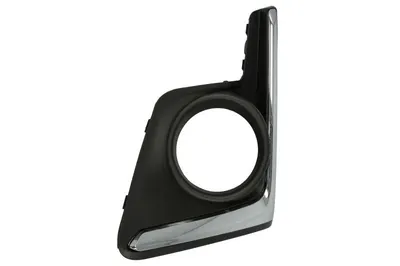 Capac bara fata Stanga cu locas lampa ceata, plastic, crom/negru potrivit SUBARU XV dupa 2012 2016-2018