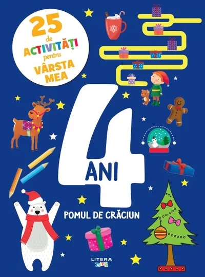 25 de activitati pentru varsta mea. 4 ani. Pomul de Craciun