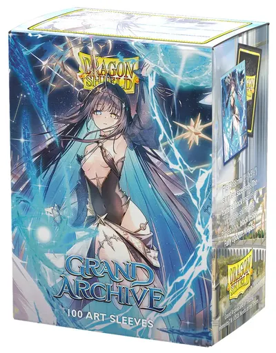 Protectori pentru cărți Dragon Shield - Matte Dual Art Sleeves Standard Size, Grand Archive: Raziel, Archangel of Libra (100 buc.)