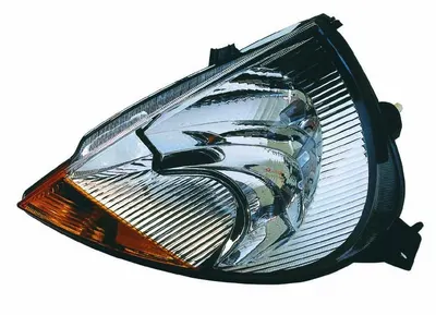 Far fata Stanga (H1/H7, electric, fara motoras, culoare insert: cromat, culoare semnalizator: alb) potrivit FORD KA, STREET KA