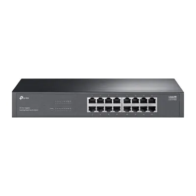 "LiteWave 16-Port Gigabit Switch PORT: 16× Gigabit RJ45 Ports SPEC: 1U 13-inch Rack-mountable Steel Case FEATURE: Plug and Play"