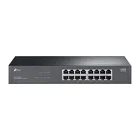 "LiteWave 16-Port Gigabit Switch PORT: 16× Gigabit RJ45 Ports SPEC: 1U 13-inch Rack-mountable Steel Case FEATURE: Plug and Play"