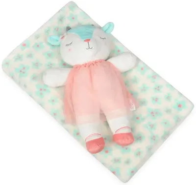 Set paturica si jucarie de plus Baby Matex - Carol, 85 х 100 cm, Oita