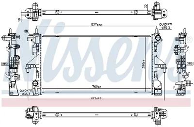 Radiator racire motor potrivit FIAT DUCATO 2.3D
