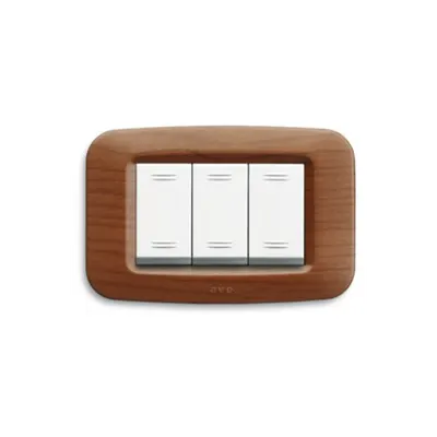 Placa ornament 3 module CHERRYWOOD Ave Yes 45