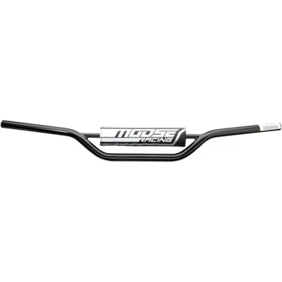 Ghidon otel MOTO, Steel CR Low 22mm, MooseRacing, culoare negru