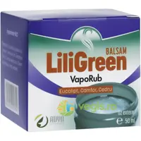 Balsam cu Eucalipt, Camfor si Cedru LiliGreen VapoRub 50ml