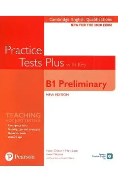 Cambridge English Qualifications Practice Tests Plus with Key - B1 Preliminary