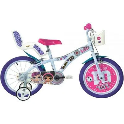 Bicicleta copii 4-6 ani, 16 inch, Lol, Dino Bikes DB616GLOL