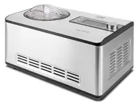 Mașină de înghețată Caso - 3298, 180W, 2 l, inox