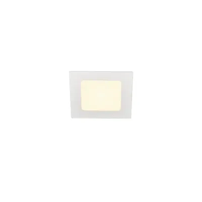Spot incastrat, SENSER 12 Ceiling lights, white Indoor LED recessed ceiling light square white 3000K