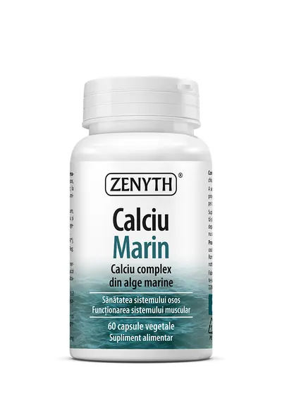 Calciu Marin, 60 capsule vegetale, Zenyth