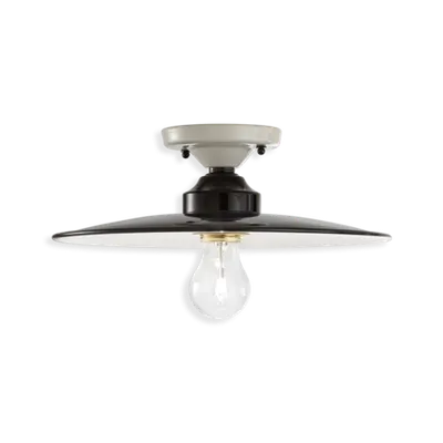 Plafoniera D.30 / Ceiling Lamp D.30 Retro B&w Finish - C1614